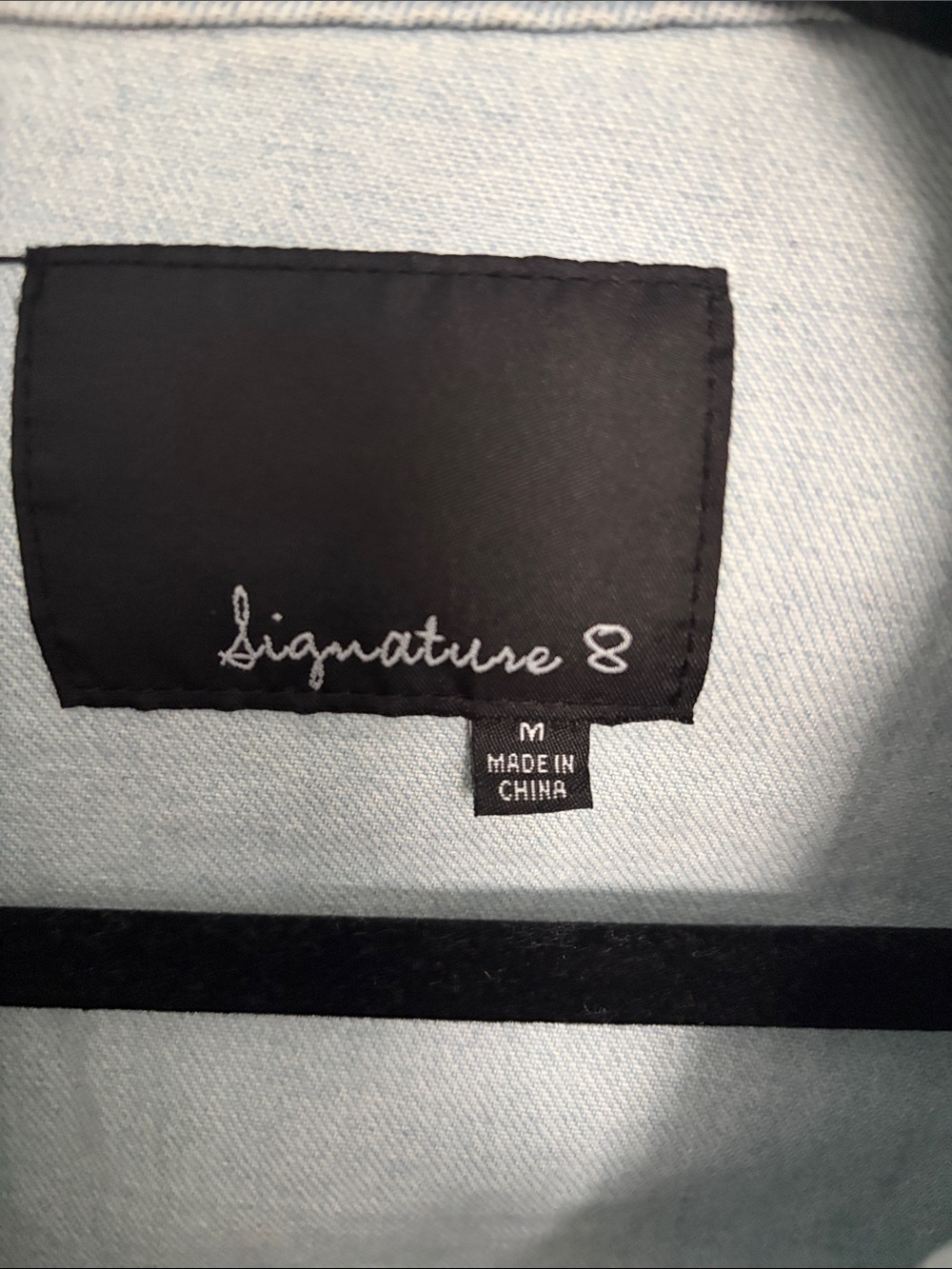 Signature8 Colorblock Jean Jacket in Light, Medium & Dark Blue - Picture 3 of 8